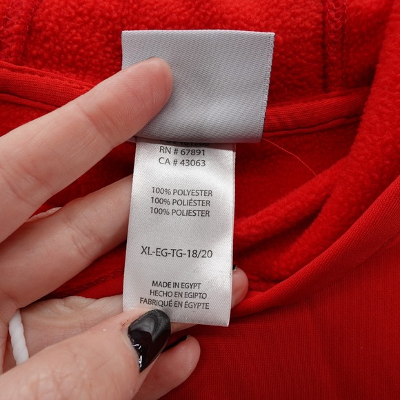 MLB St Louis Cardinals Youth Red Pullover Hoodie Sweatshirt XL 18/20 NEW - Picture 11 of 13